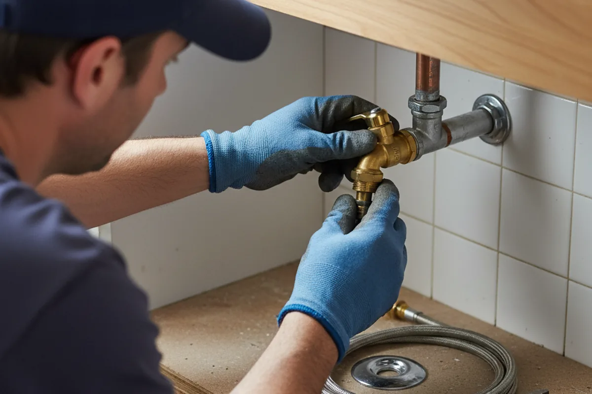 Shutoff valve and fitting work during Emergency Plumbing in Lake George